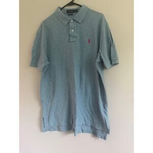 Polo Ralph Lauren blue polo,‎ pink pony